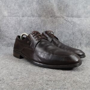Bruno Magli Shoes Mens 9.5 Oxfords Derby Classic Leather Brown Dress Formal City